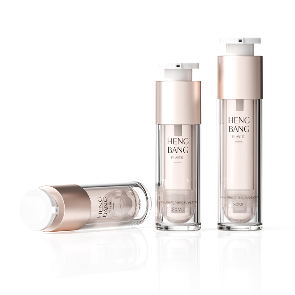 HB-K022A/B Plastic Refillable Airless Serum Bottle