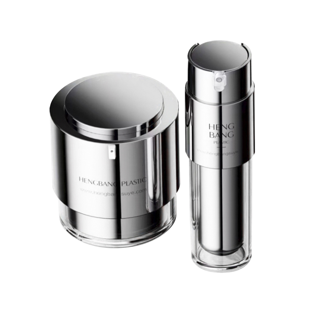 HB-K023 30ml Replaceable Plastic Airless Serum Bottle