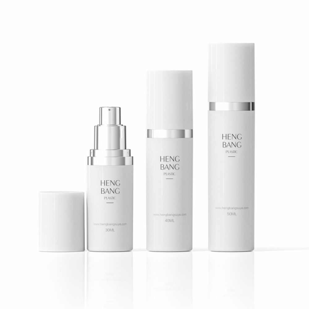 HB-R001  PETG White Lotion Bottle