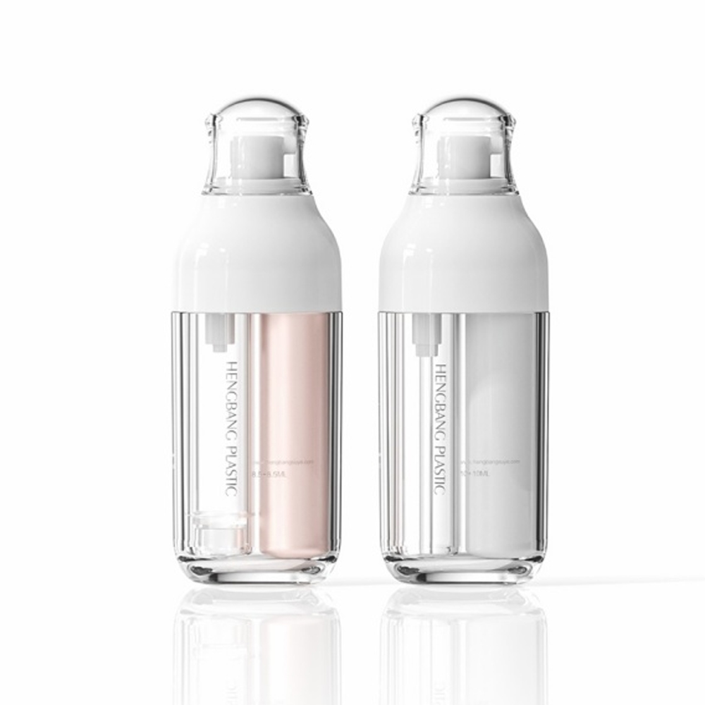 HB-S004 2 In 1 Double Chamber Airless Bottle